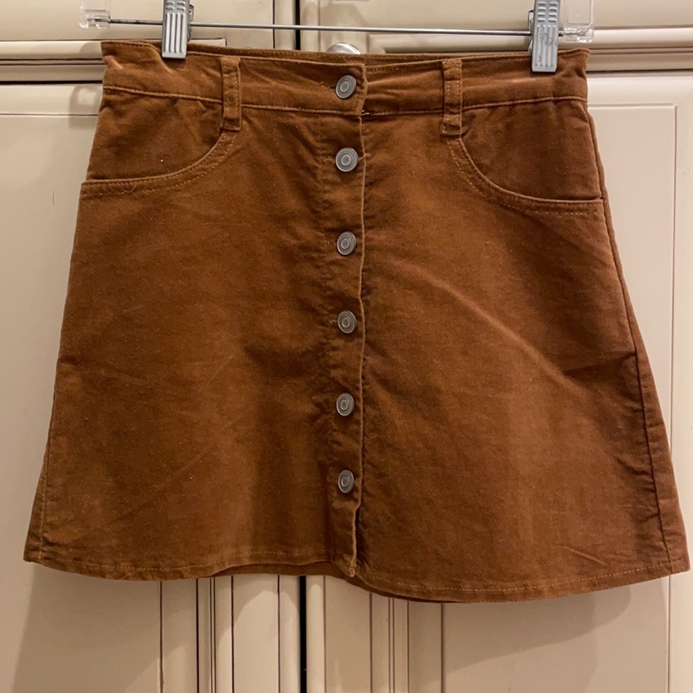 Button down skirt